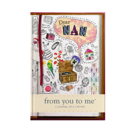 guided memory journal for Nan sketch cover by from you to me