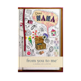 guided memory journal for Nana sketch cover by from you to me