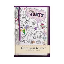 Dear Aunty (Sketch Collection) An inspiring guided memory journal by FROM YOU TO ME
