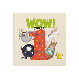 WOW! You're One ...a first birthday book that can be sent as a card