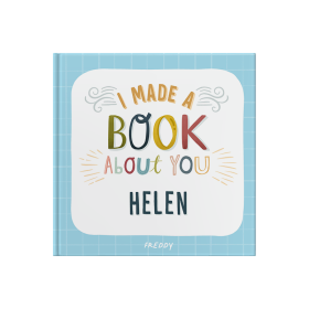 Personalised 'I Made A Book About You' Friendship Gift Book by FROM YOU TO ME